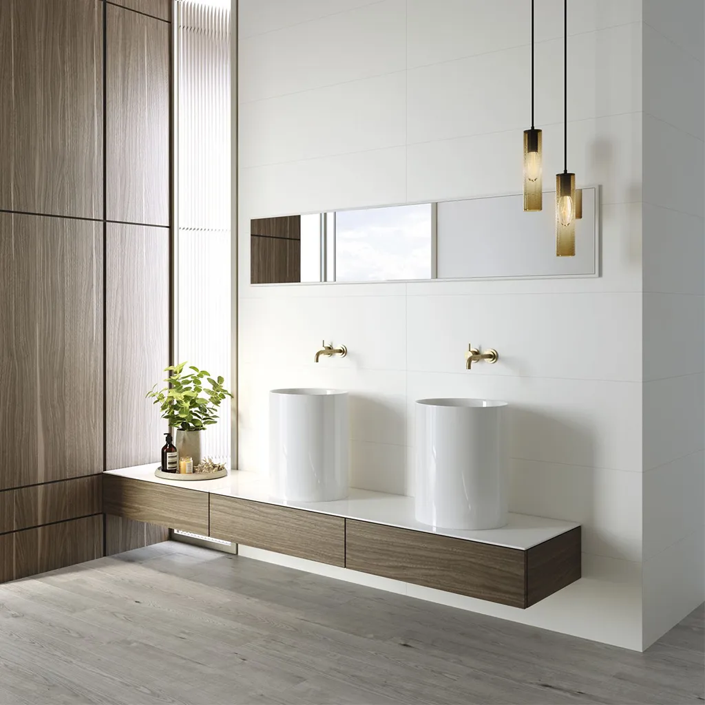 Porcelanato Cleveland Taupe 23cm x 120cm - Image 5